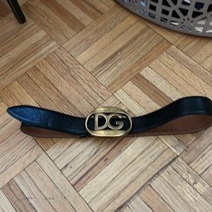 dolce and gabbana leather belt